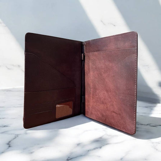 Cowhide and Leather folder